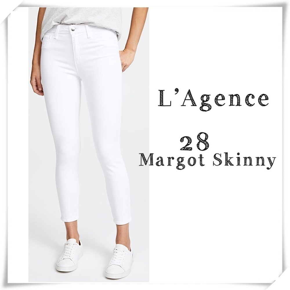 L’agence Margot Skinny Jeans White